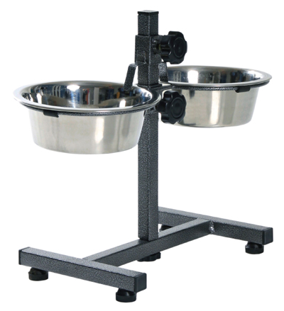 adjustable dog bowl stand