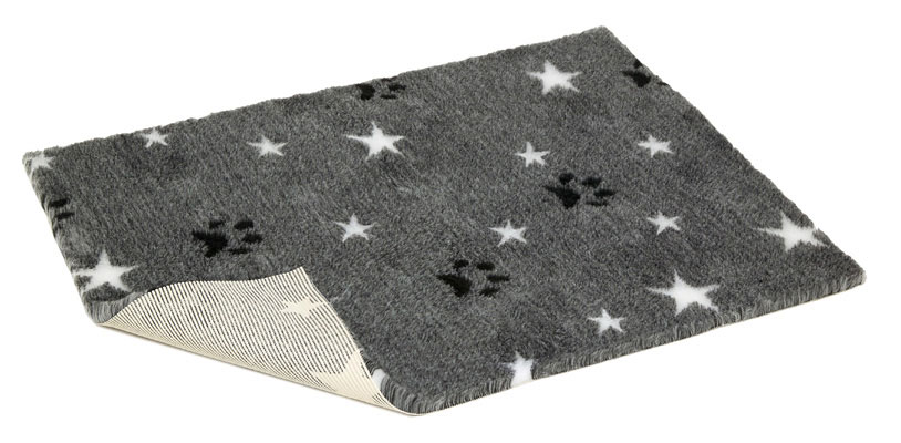 Grey, Stars and Paws with Green Back