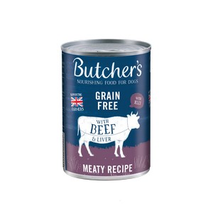 Butchers Beef & liver Chunks in jelly