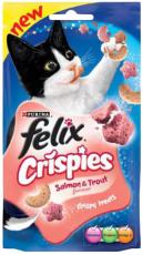 Felix Crispies Cat Treats with Salmon and Trout