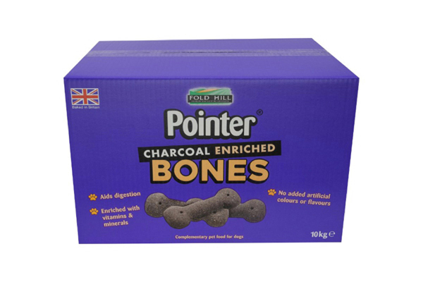 Pointer Charcoal Bones Dog Biscuits