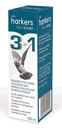 Harkers 3 in 1 Soluble Pigeon Treatment