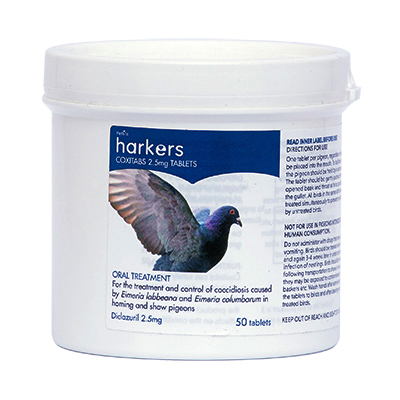 Harkers Coxitabs for Pigeons Going Light