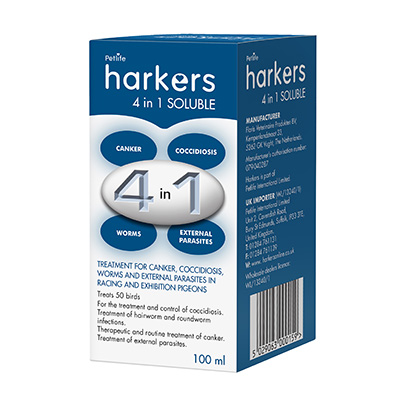 Harkers 4 in One Soluble for Pigeons