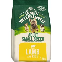 James Wellbeloved Lamb & Rice Kibble Adult Small Breed Dog Food