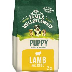 James Wellbeloved Lamb & Rice Kibble Puppy Food