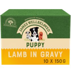 James Wellbeloved Lamb Puppy Food Pouches