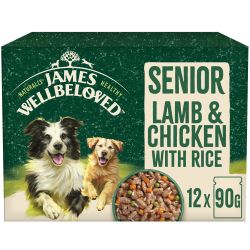 James Wellbeloved Lamb Senior Dog Food Pouches