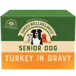 James Wellbeloved Turkey Senior Dog Food Pouches