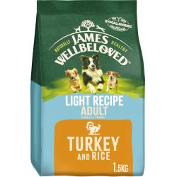 James Wellbeloved Turkey & Rice Kibble Light Dog Food