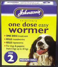Johnsons One Dose Easy Wormer Size 2