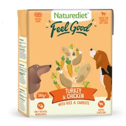 Naturediet Turkey and Chicken Dog Food with Vegtables and Rice