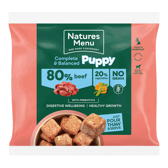 Natures Menu 80/20 Puppy Beef Nuggets