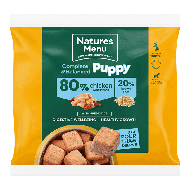 Natures Menu 80/20 Puppy Chicken & Salmon Nuggets