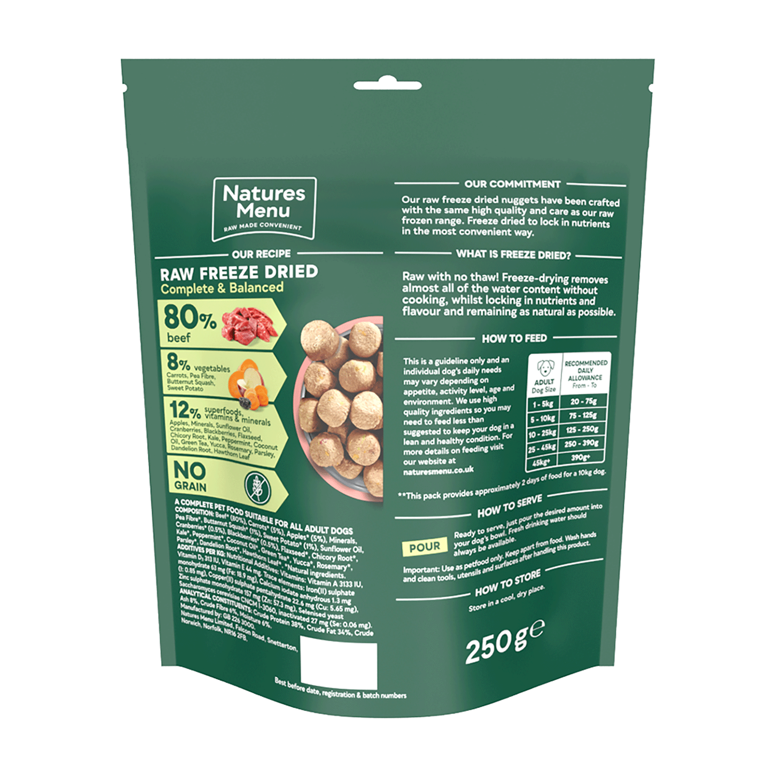 Complete Raw Freeze Dried 80/20 Beef
