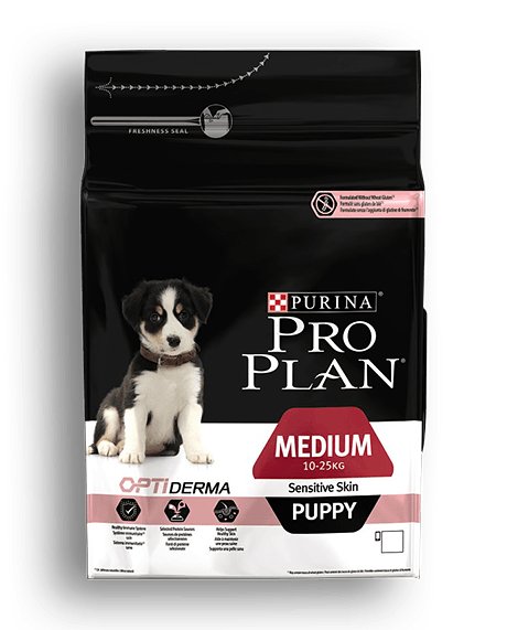 Medium Puppy Sensitive Skin Dog Food with OPTIDERMA