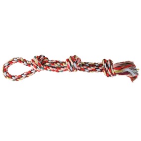 Rope with 3 knots and loop on the end Dog Tug