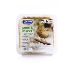 Wild Bird Suet Block with Seeds & Insects